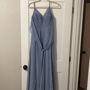 Dusty Blue Bridesmaid Dress
